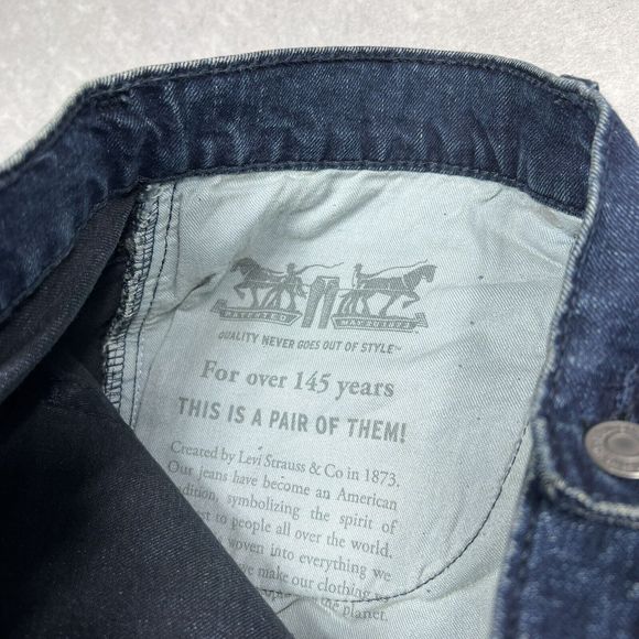 Levis Jeans Mens Size 44 Dark Blue 559 Relaxed Straight Fit Denim Pocket - Picture 7 of 12
